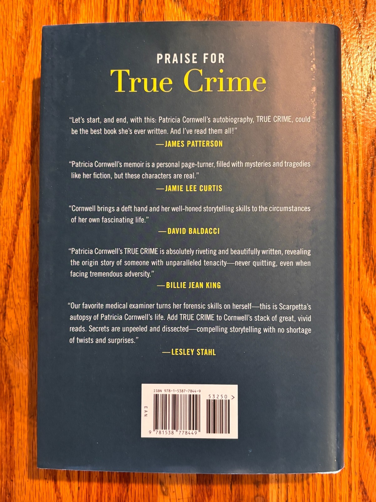 1st Edition hardcover TRUE CRIME Patricia Cornwell memoir