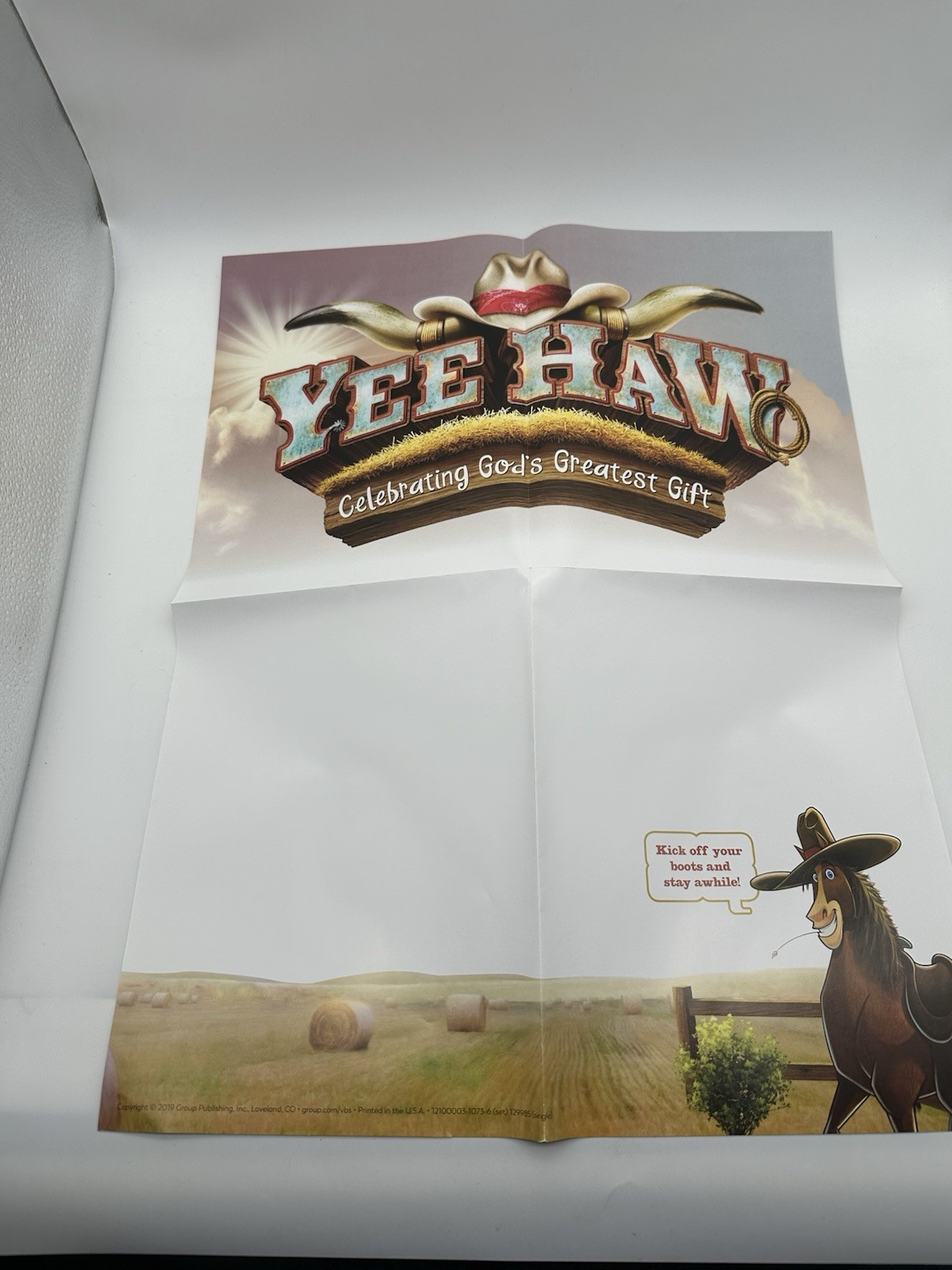 Yee Haw Celebrating God’s Greatest Gift – Group’s Weekend VBS 2019 Kit