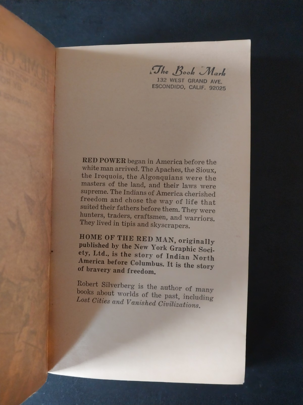 Robert Silverberg – Home of the Red Man – Washington Square Press Edition 1971