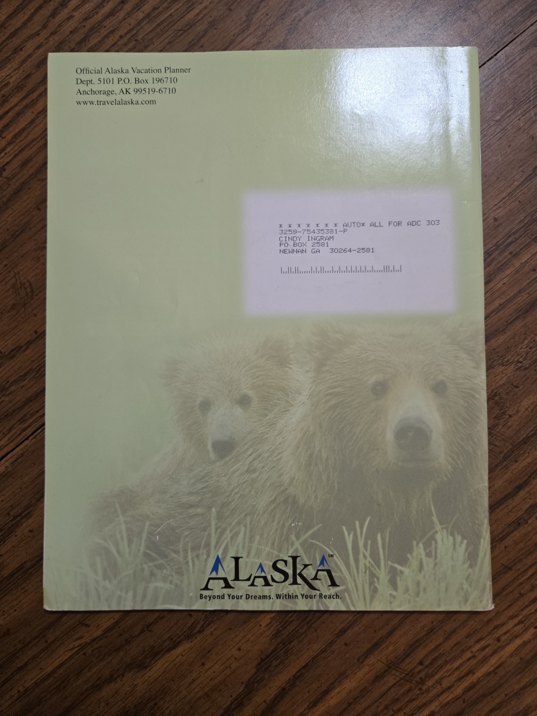 Alaska Official State Vacation Planner Magazine. Maps & Info ++++ 2005