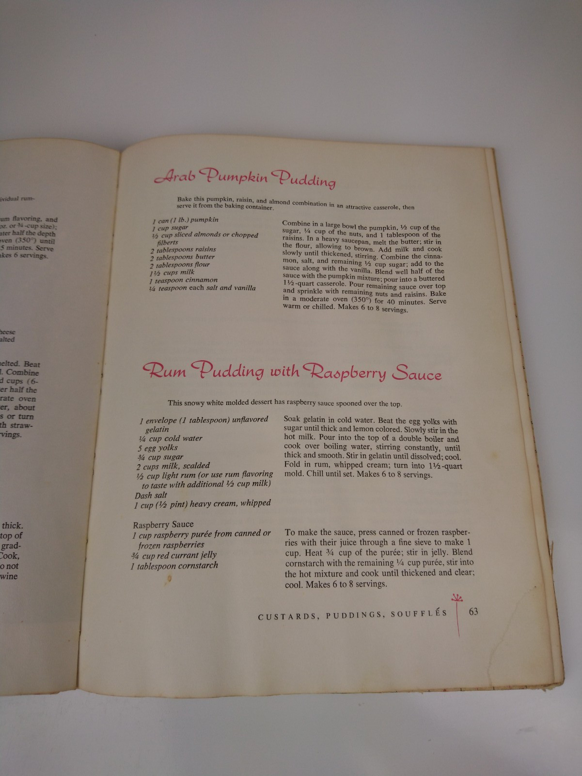 VTG 1963 Sunset Magazine Desserts Cookbook