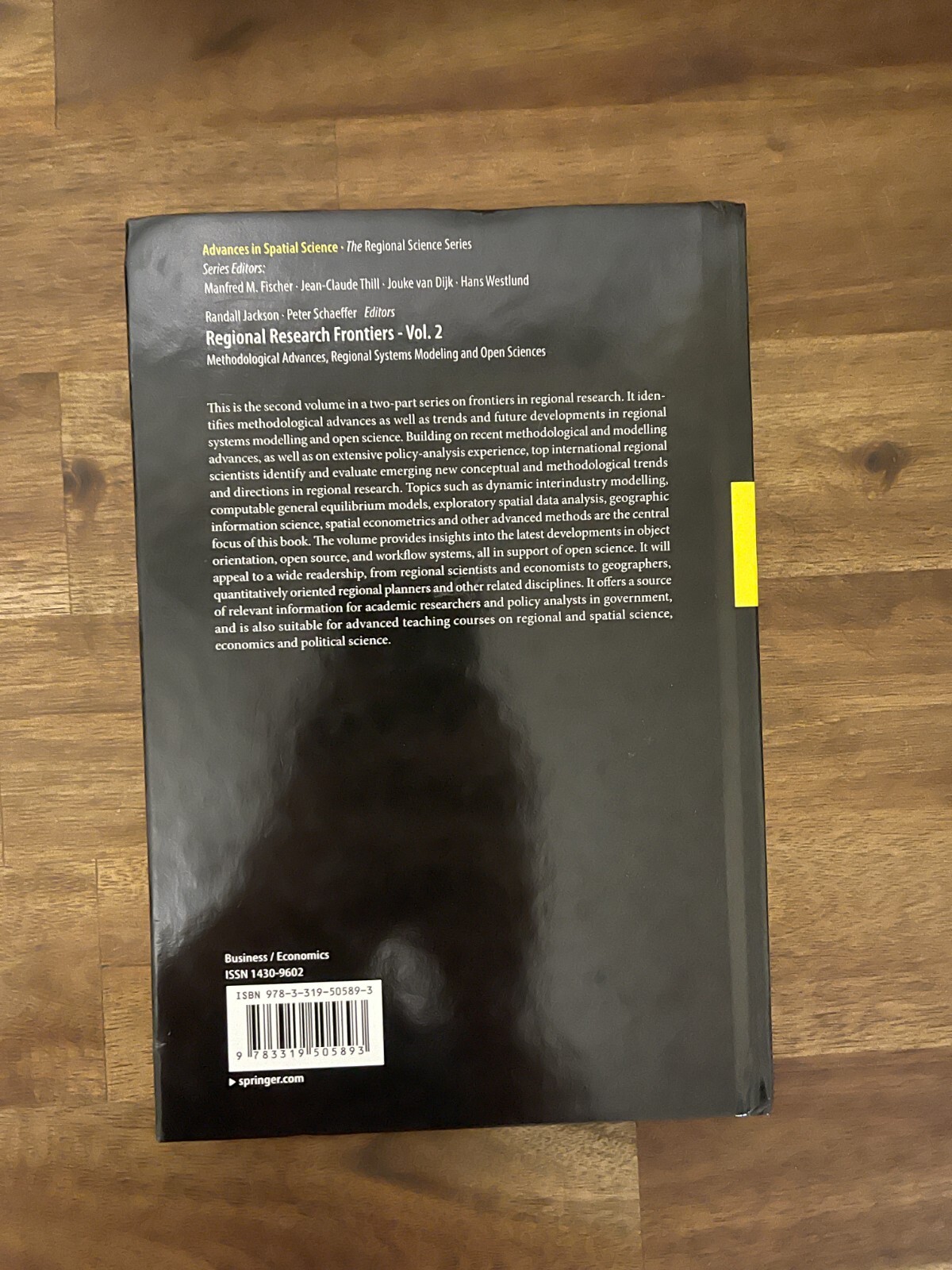 Regional Research Frontiers – Vol. 2: Methodological Advances