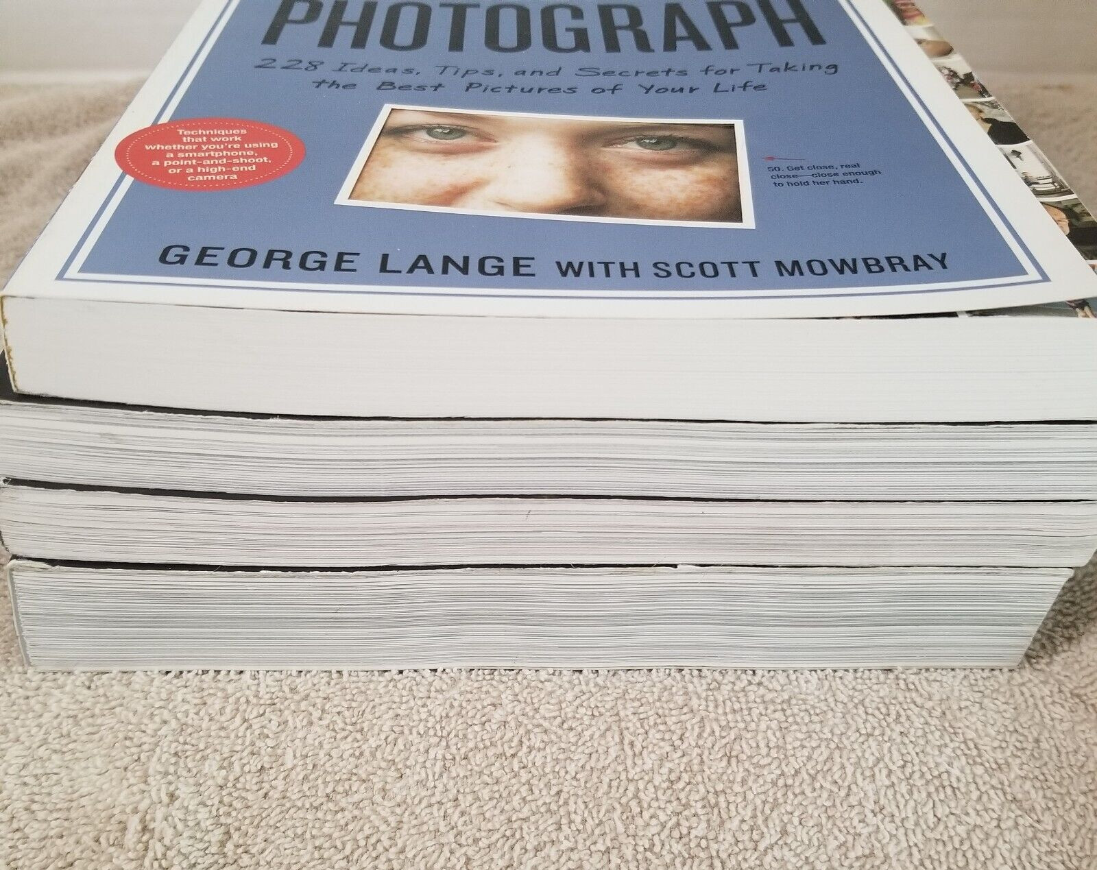 Lot of 4 Digital Photography Guide Books Black & White Creative Close Ups