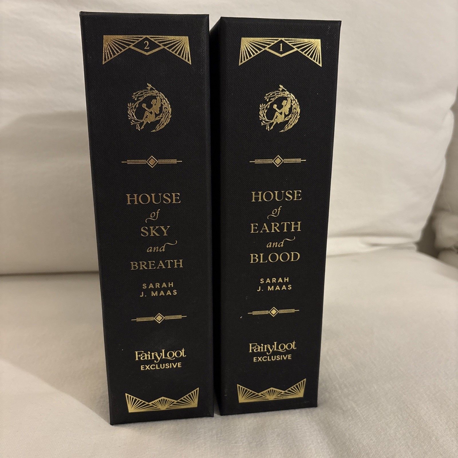 FairyLoot Exclusive Slipcase Edition – Books 1 & 2 Crescent City By Sarah J Maas