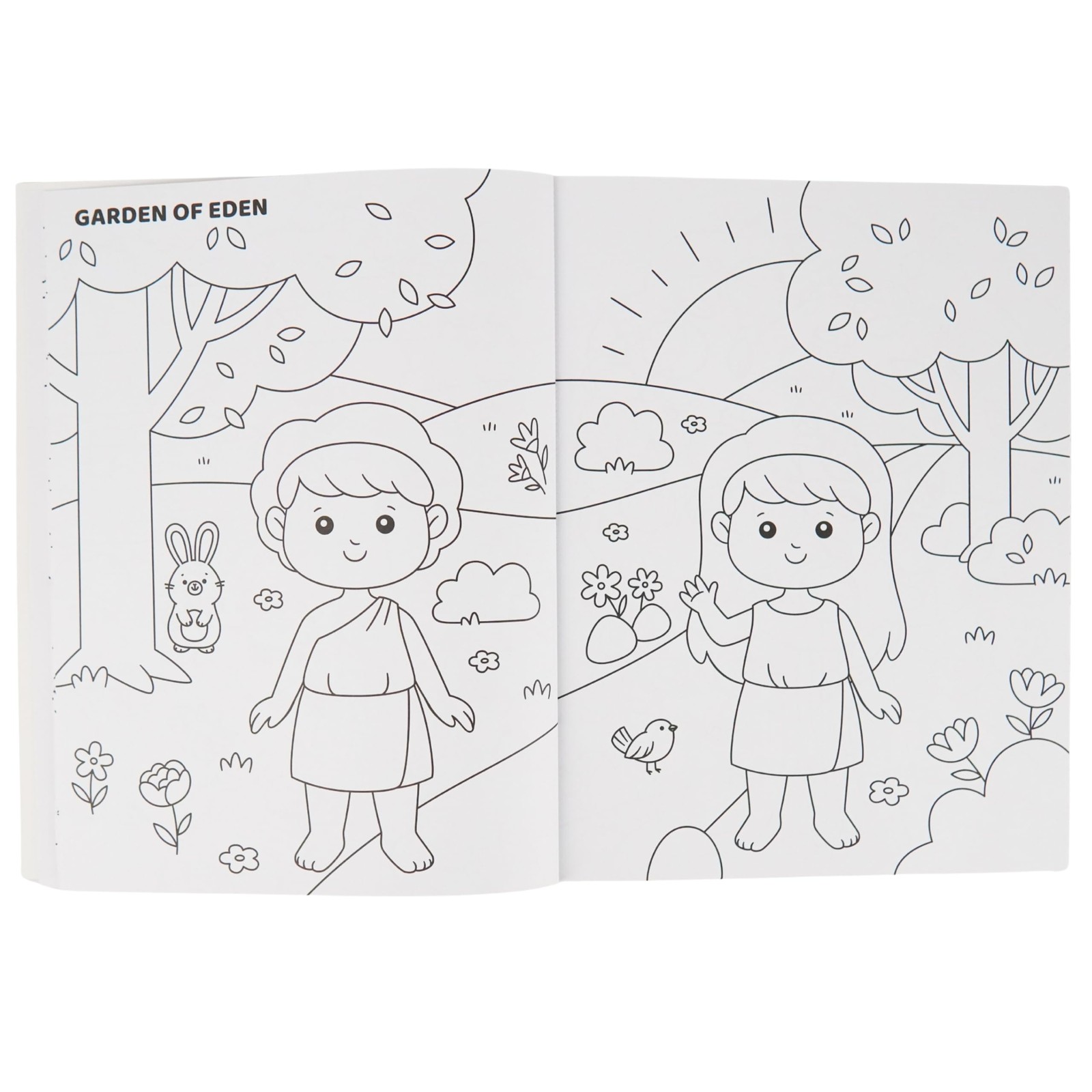 Bible Coloring Book With Stickers (Little Sunbeams) 128 Perforated Pull Out