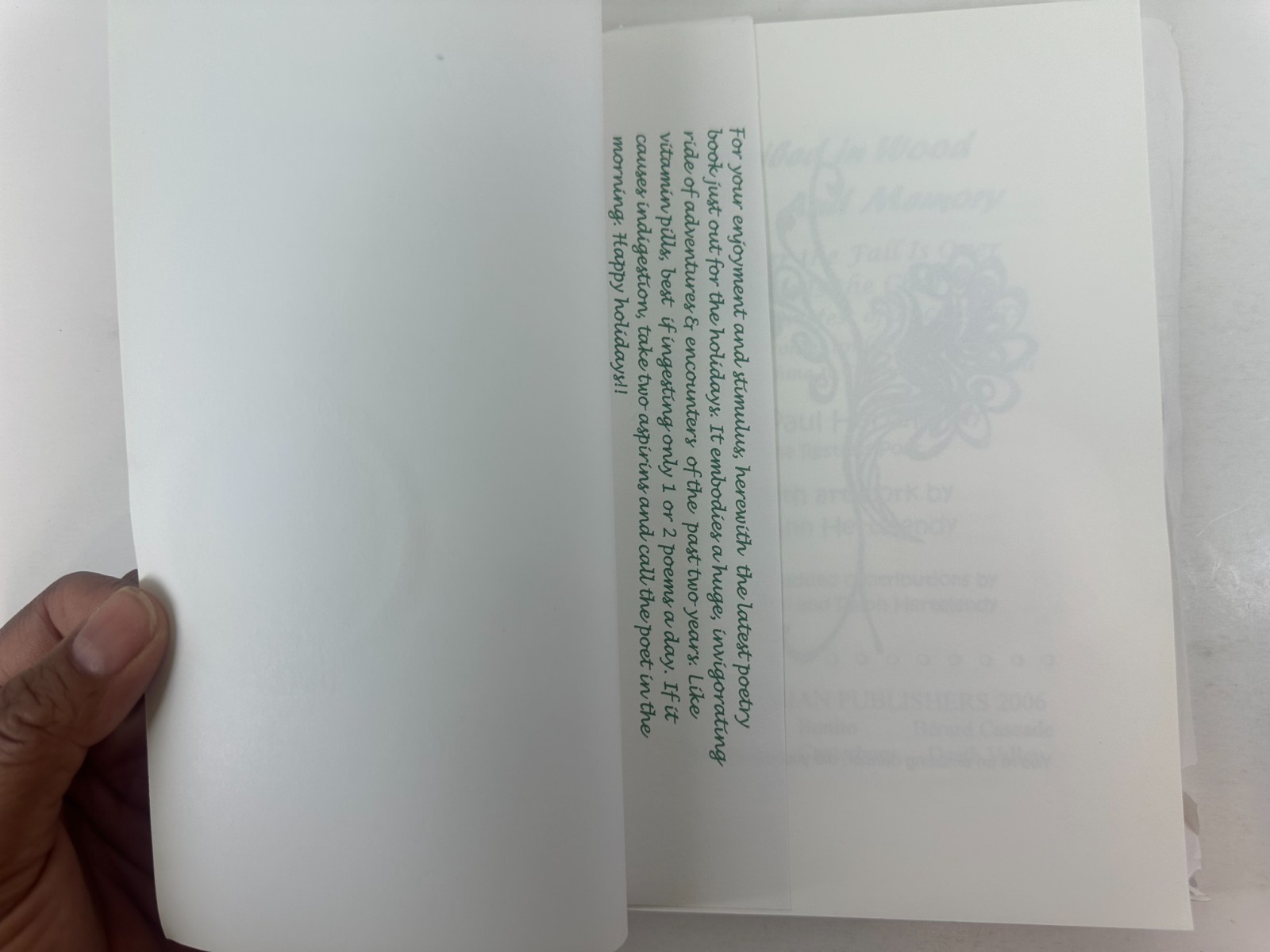 Paul Hertelendy 2 Book Bundle Inscribed in Wood & Memory and Vietnam, Venice, Va