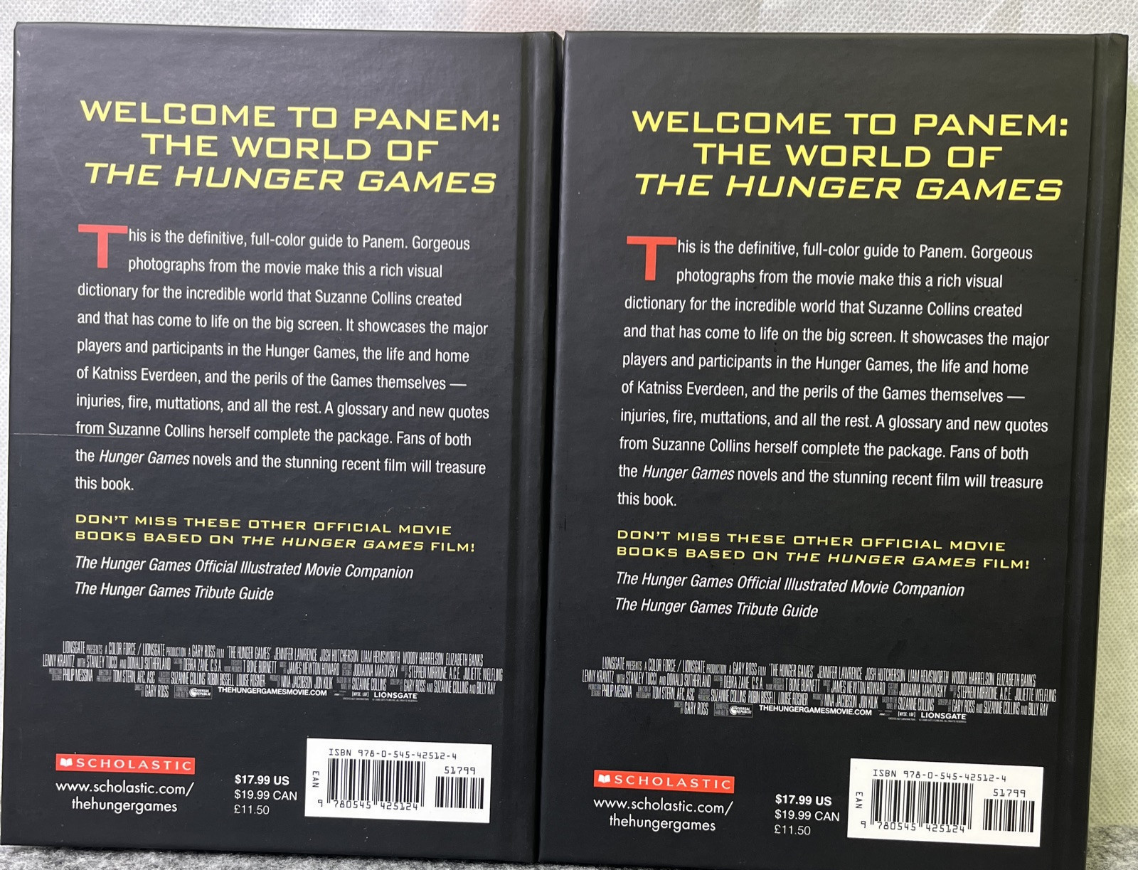 2 The World of the Hunger Games (Hunger Games Trilogy) BRAND NEW 2 Books