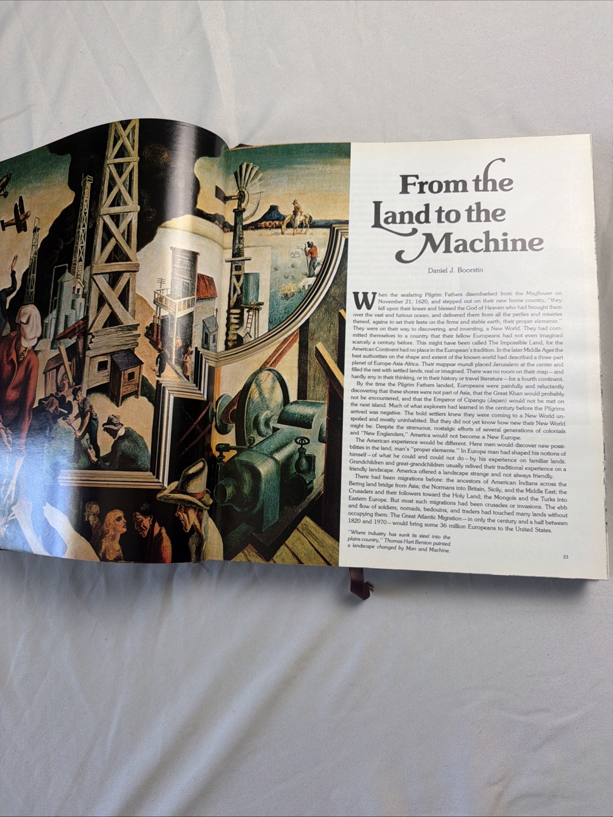 Vintage 1988 Edition “WE AMERICANS” (Hardcover) NATIONAL GEOGRAPHIC “Big Book”