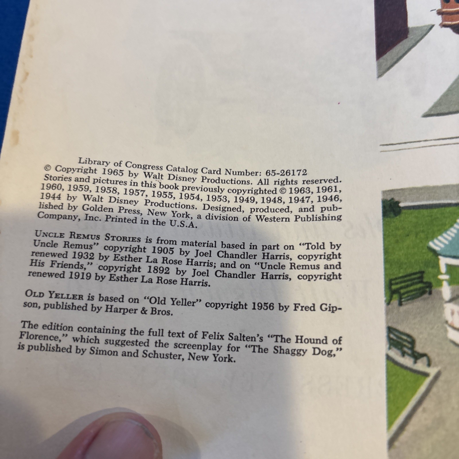 Vintage “Walt Disney’s America ” Hardcover Book 1965