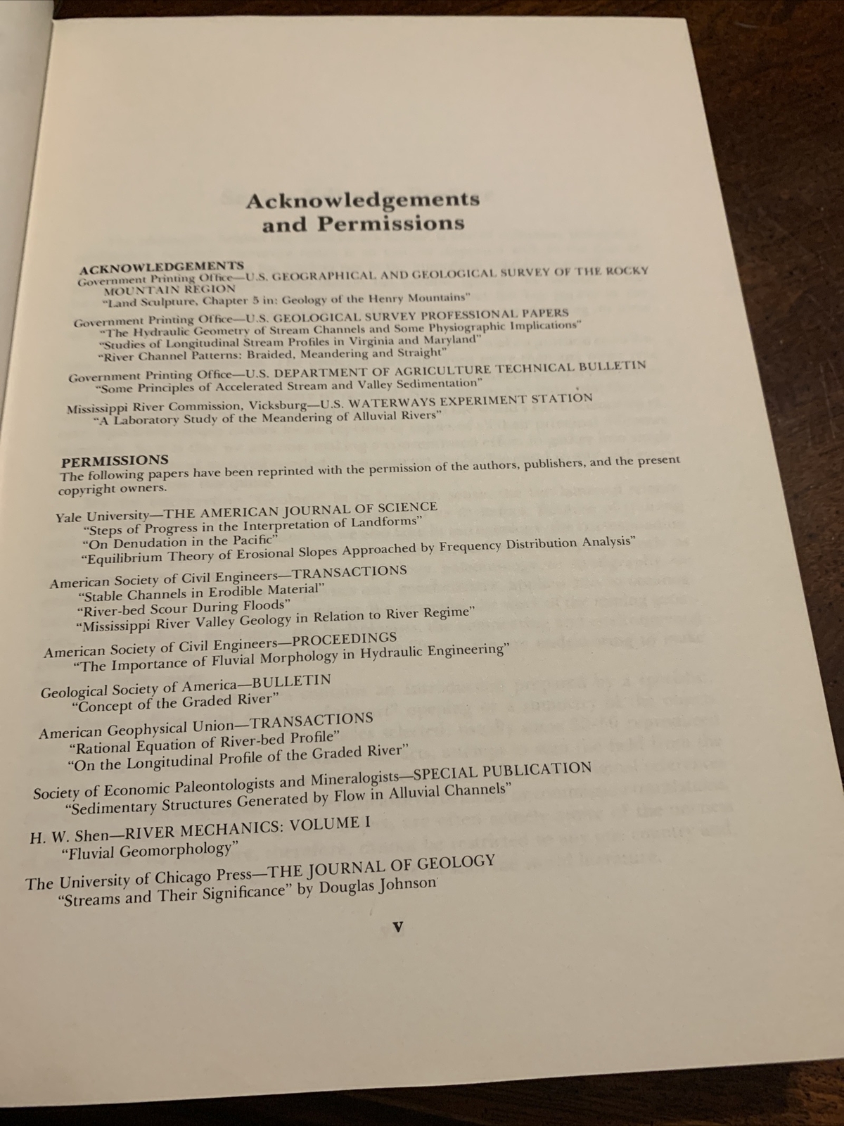 River Morphology Hardcover Stanley A. Schumm