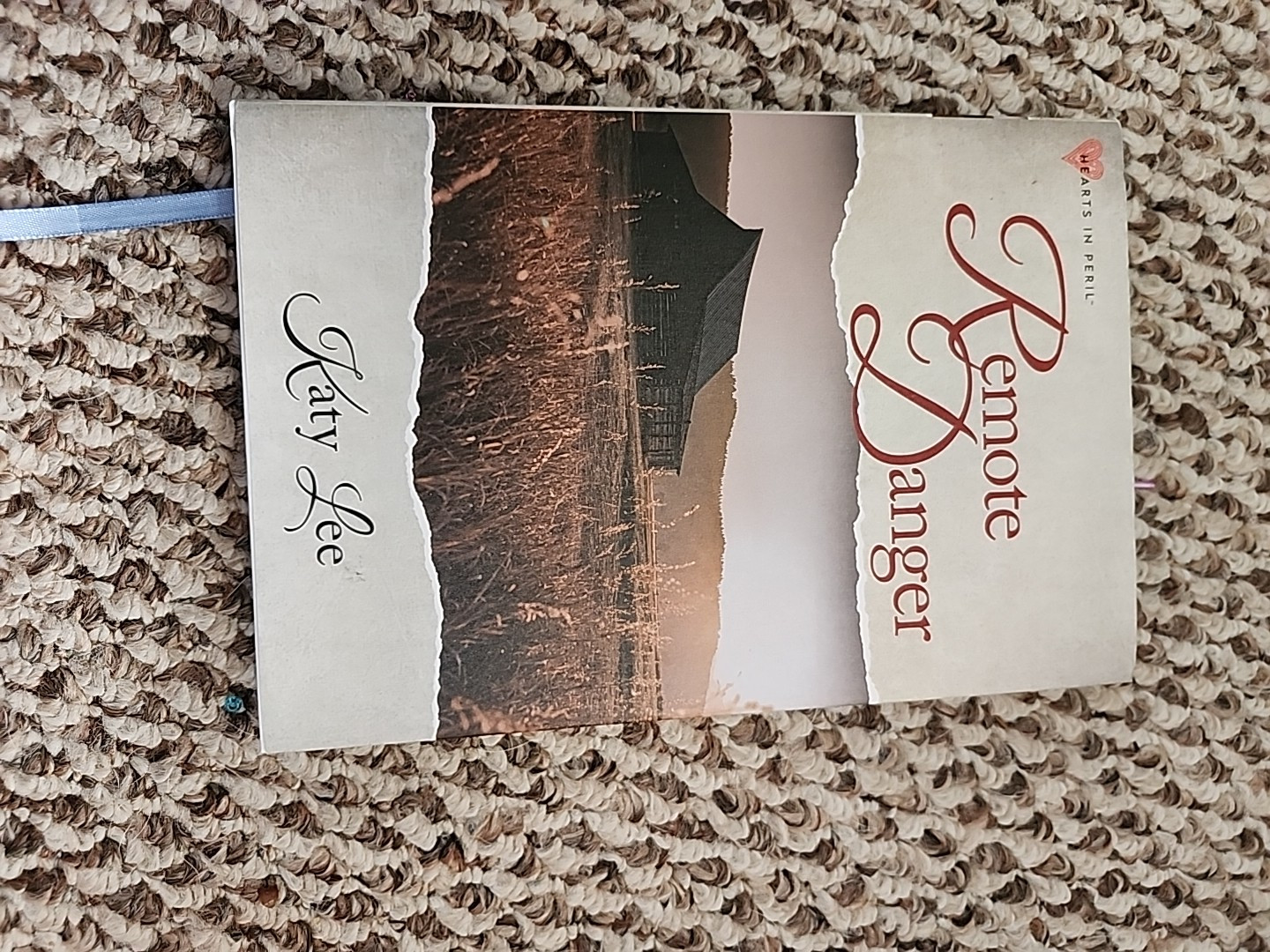Remote Danger by Katy Lee HCDJ with cloth bookmark 2024 Hearts in Peril