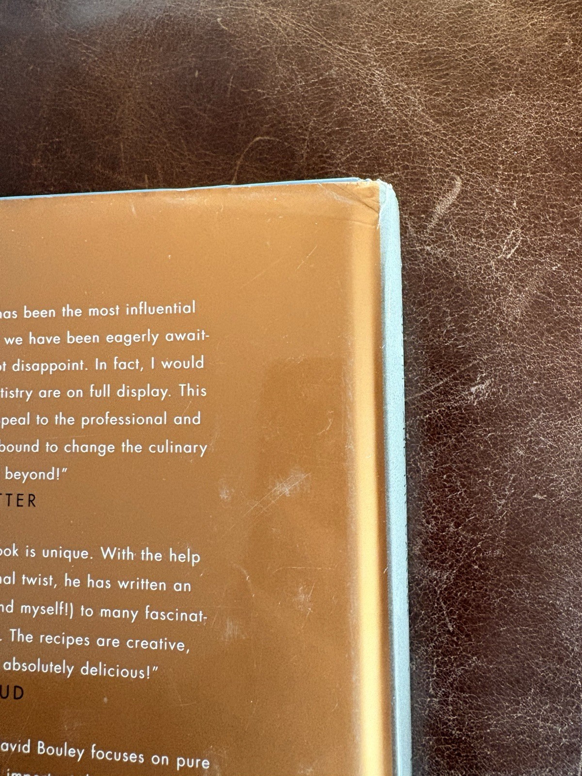 David Bouley SIGNED East Of Paris 2003 Hardcover 1st Edition AUTOGRAPHED