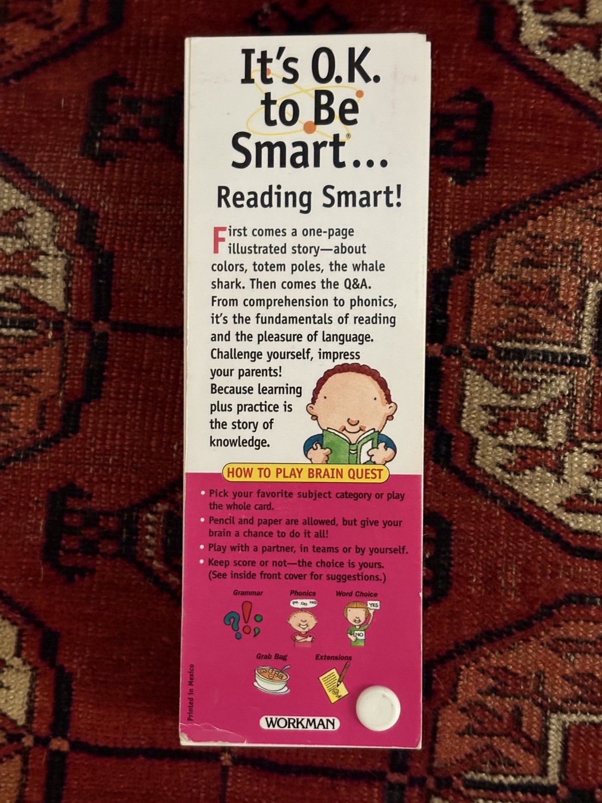 2 Brain Quests Reading Basics 6-7 Gr. 1 Deck 1 AND Math Basics 6-7 Gr. 1 Deck 2