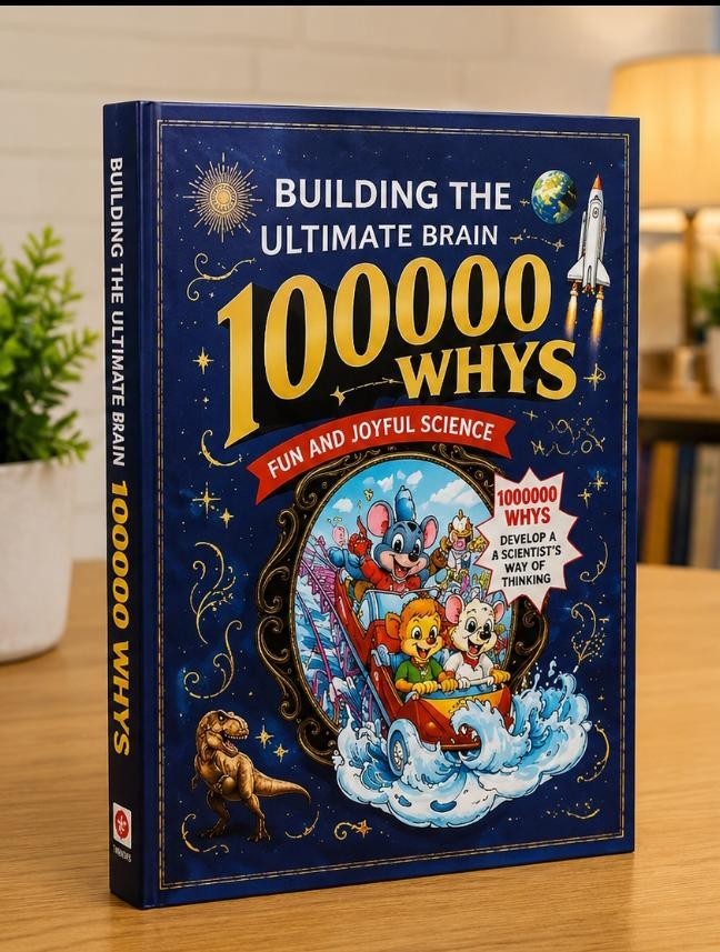 100000 Whys for Kids Educational Paperback Book | Fun Science Facts and Learning
