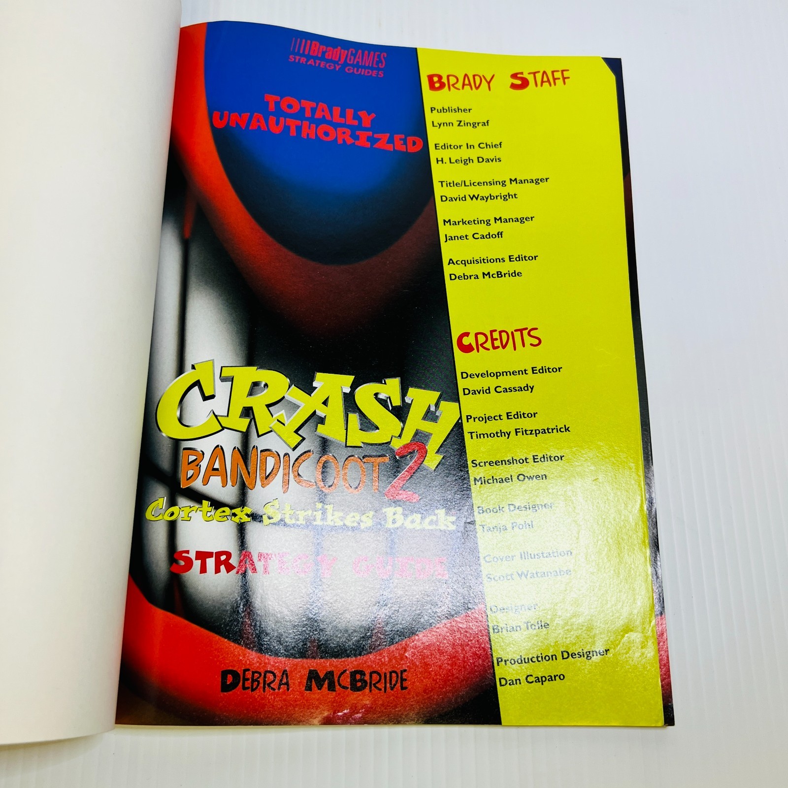 Crash Bandicoot 2 Cortex Strikes Back Brady Totally Unauthorized Strategy Guide