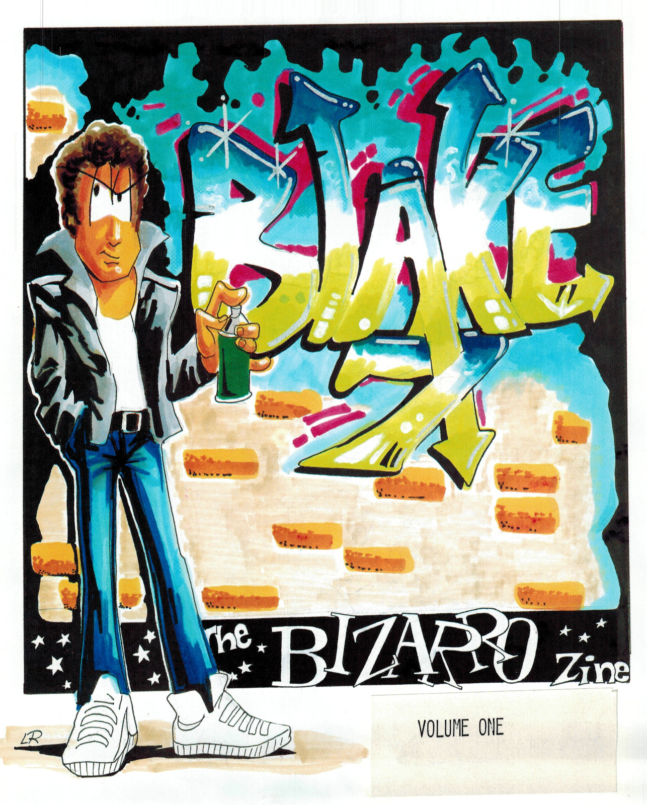 Blakes 7 Fanzine “Bizarro Zine #1” Gen 1988 Cartoons Anthology Leah Rosenthal B7