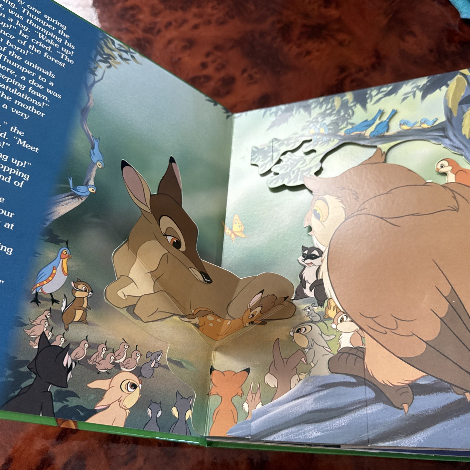 Like NEW !! Walt Disney BAMBI POP-UP STORYBOOK-Hardcover-2006 Bendon Publishing