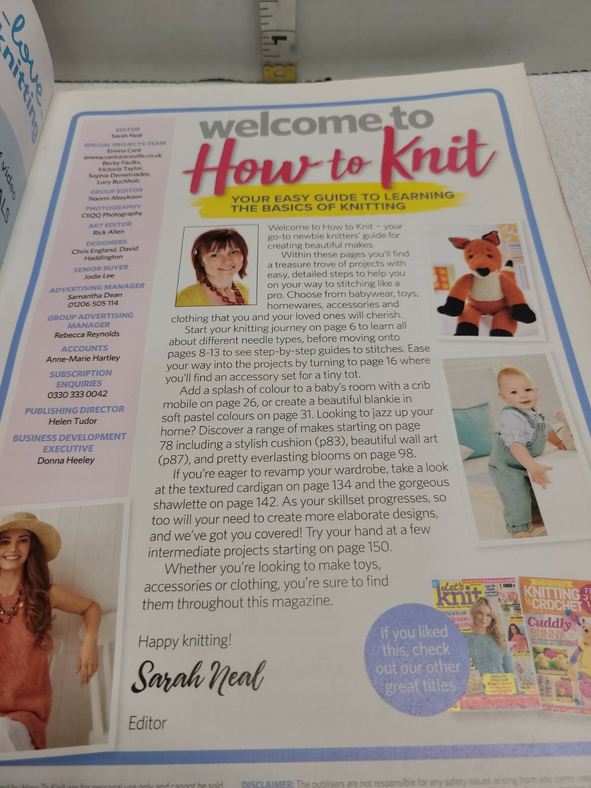 How To Knit Magazine Easy Guide Knitting Basics Casting On 45 Projects 162 Pages