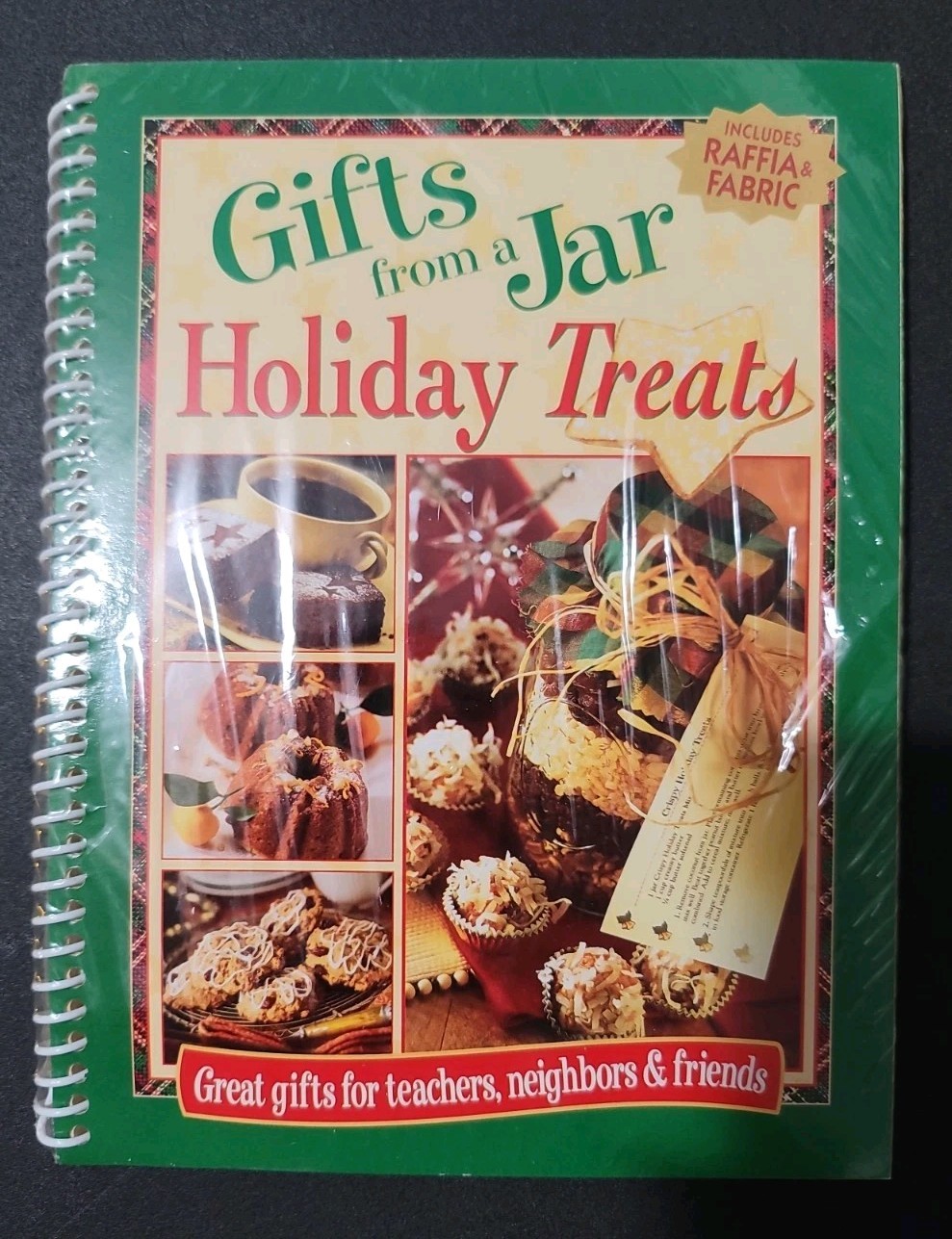 Gifts From A Jar Holiday Treats Cookbook Paperback Spiral Bound – NEW Unopened