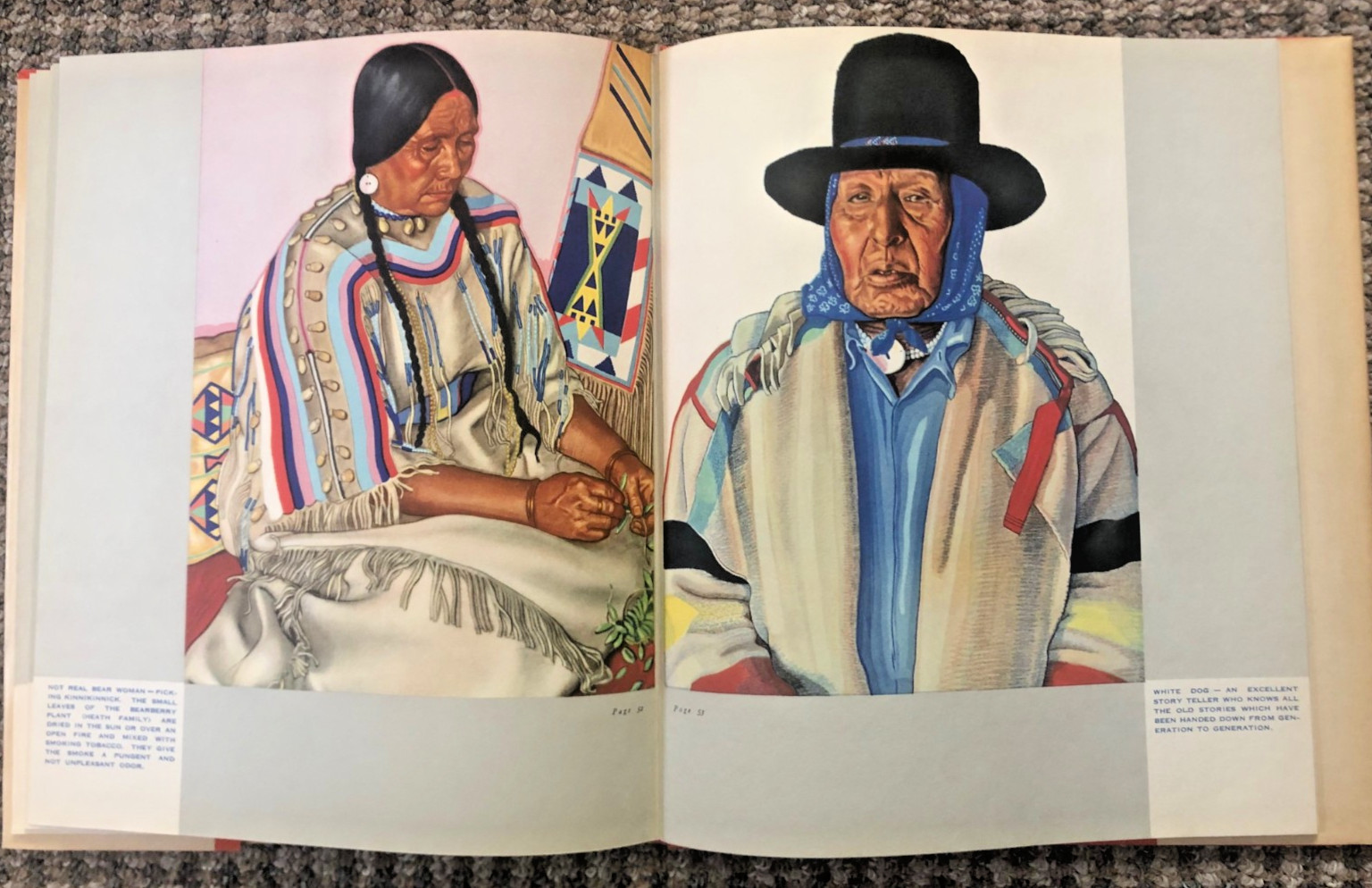 VINTAGE “Blackfeet Indians” by Frank Linderman; illustrations by Winold Reiss