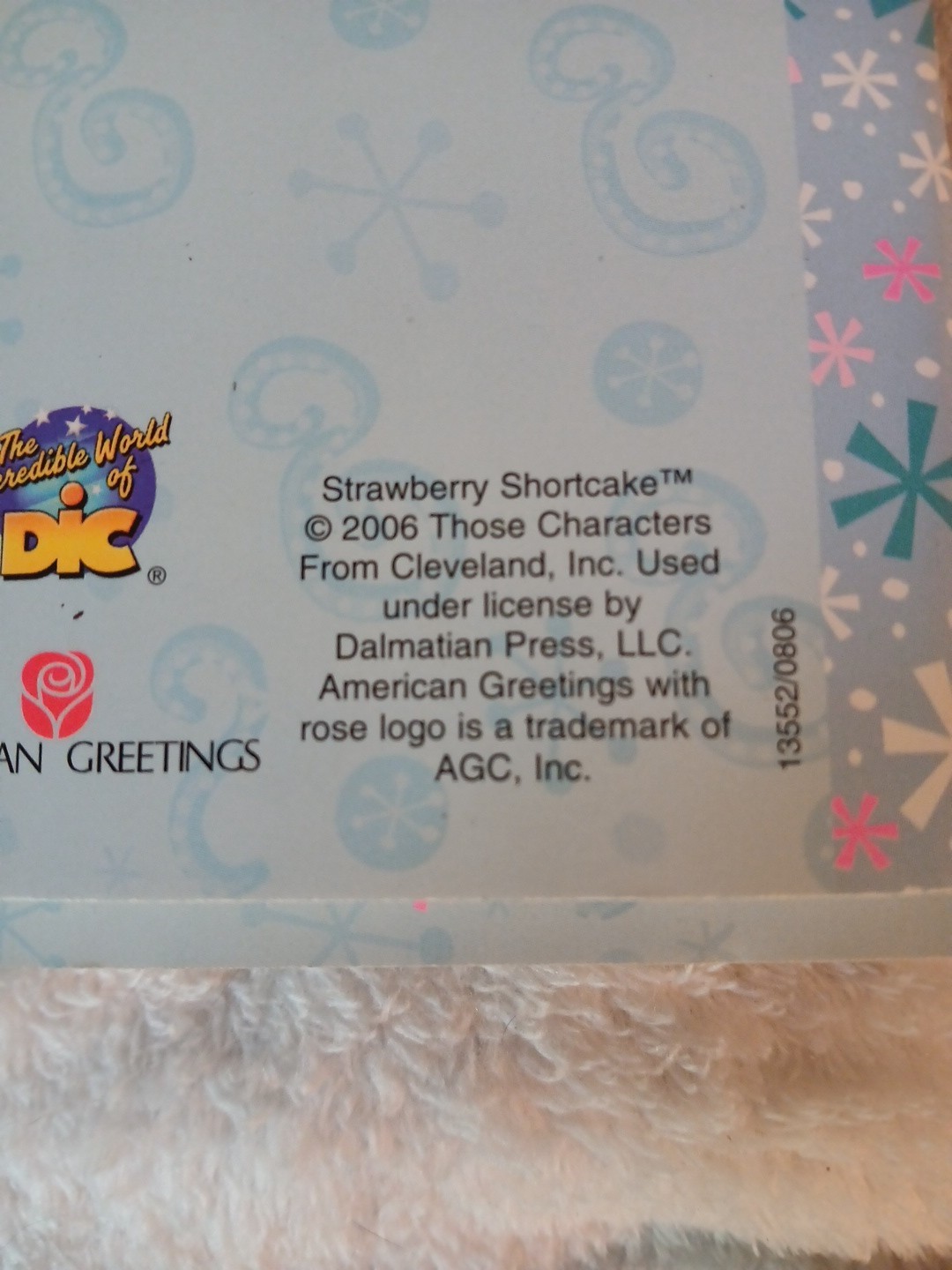 Vintage 2006 Strawberry Shortcake Big Best Book To Color Unused With Stickers