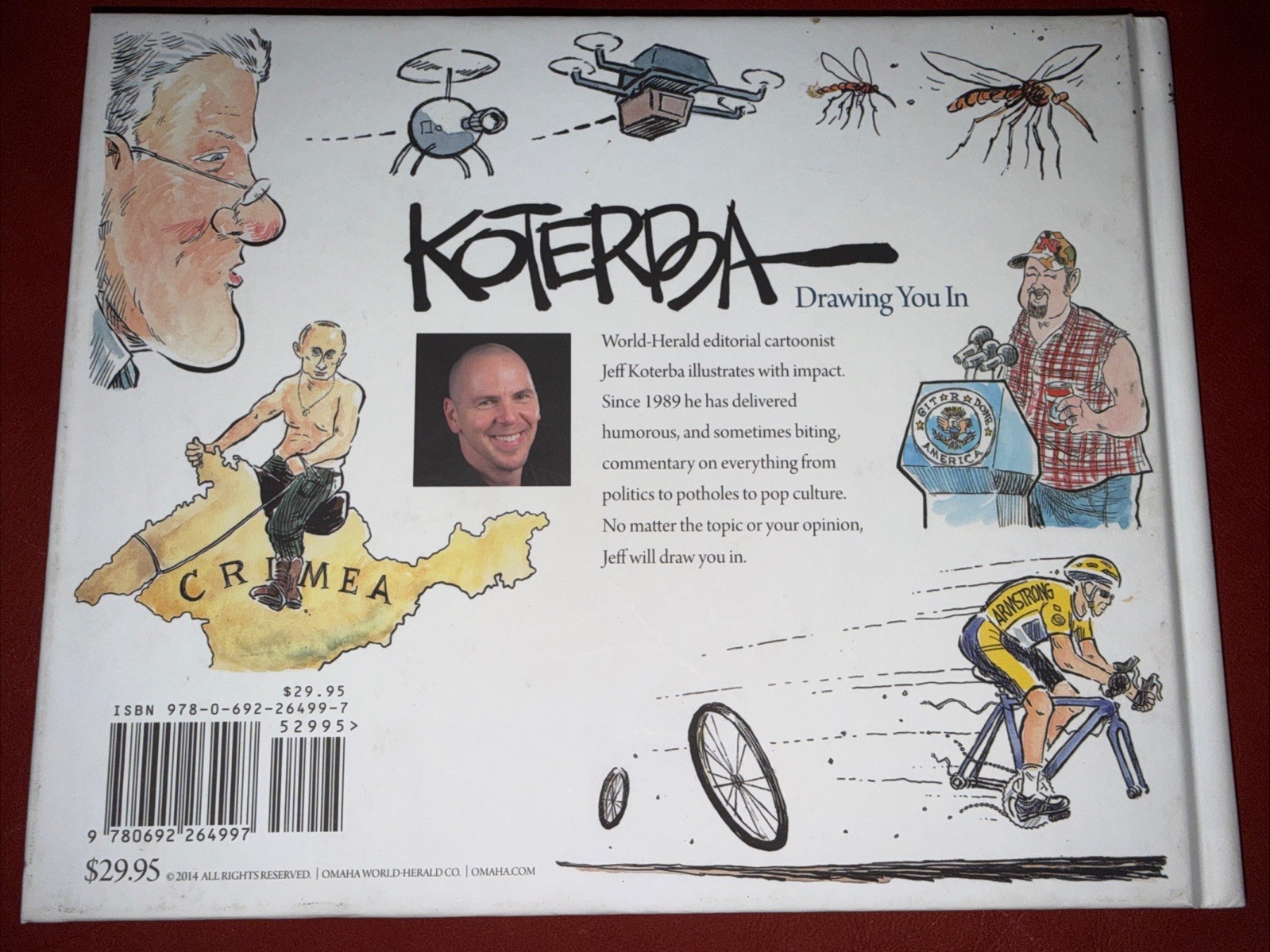 Drawing You In By Jeff Koterba Hardcover Omaha World Herald