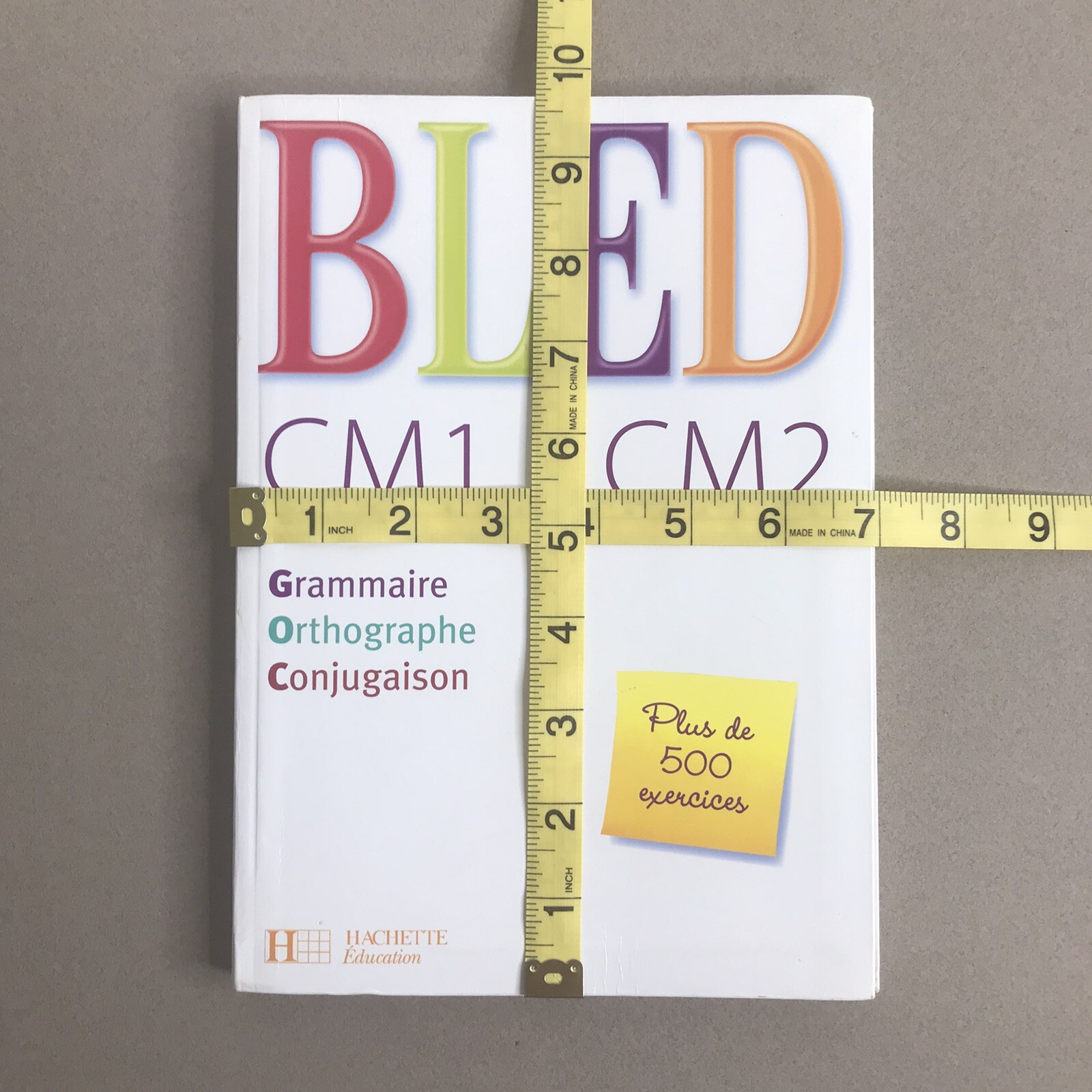 Hachette FRENCH Instruction Book BLED CM1 CM2 Educ 2008 Homeschool Immersion