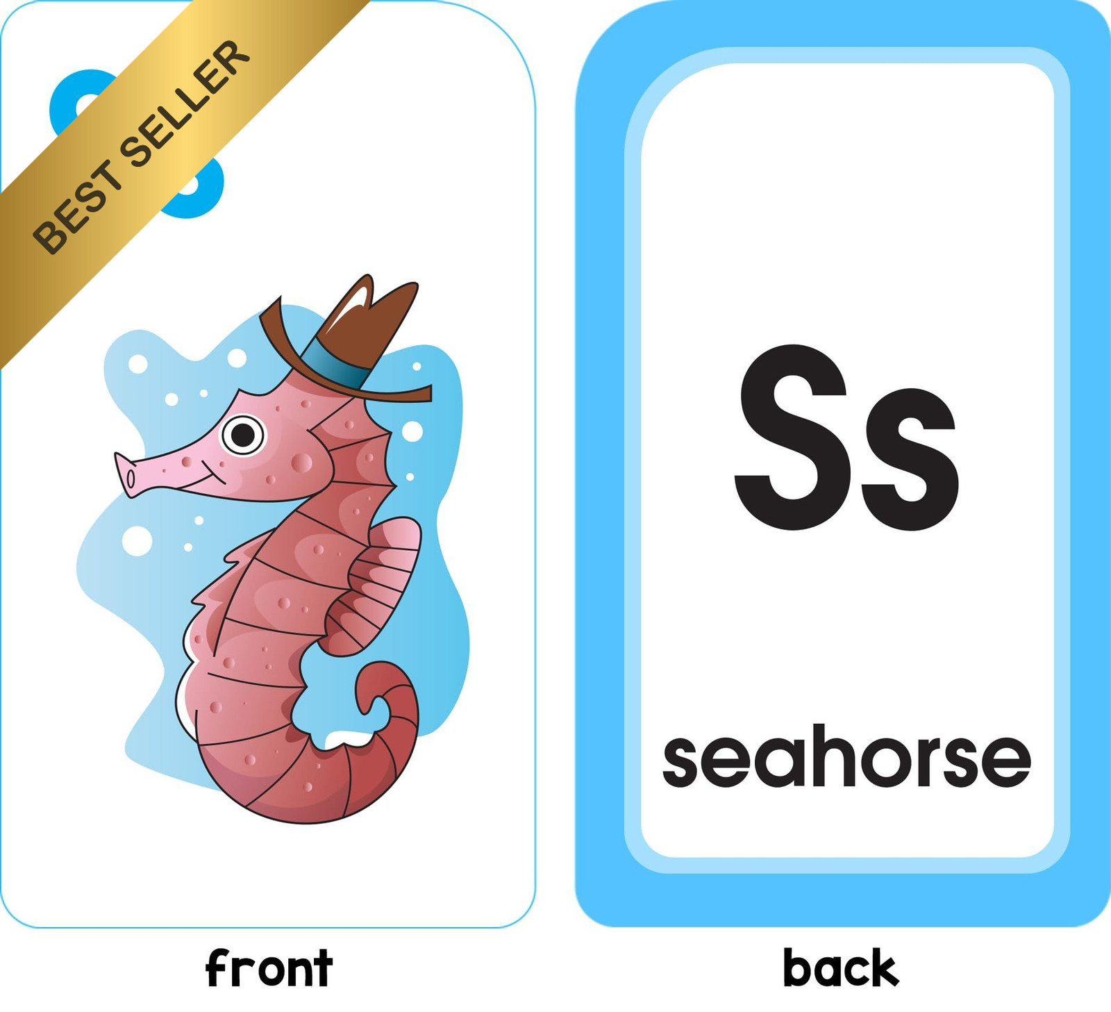 School Zone Alphabet Fun Flash Cards ABCs Uppercase Lowercase Preschool 56 Pack
