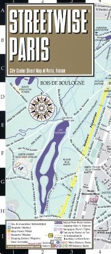 Michelin Streetwise Paris Map – Laminated City Center Street Map of Paris, (Map)