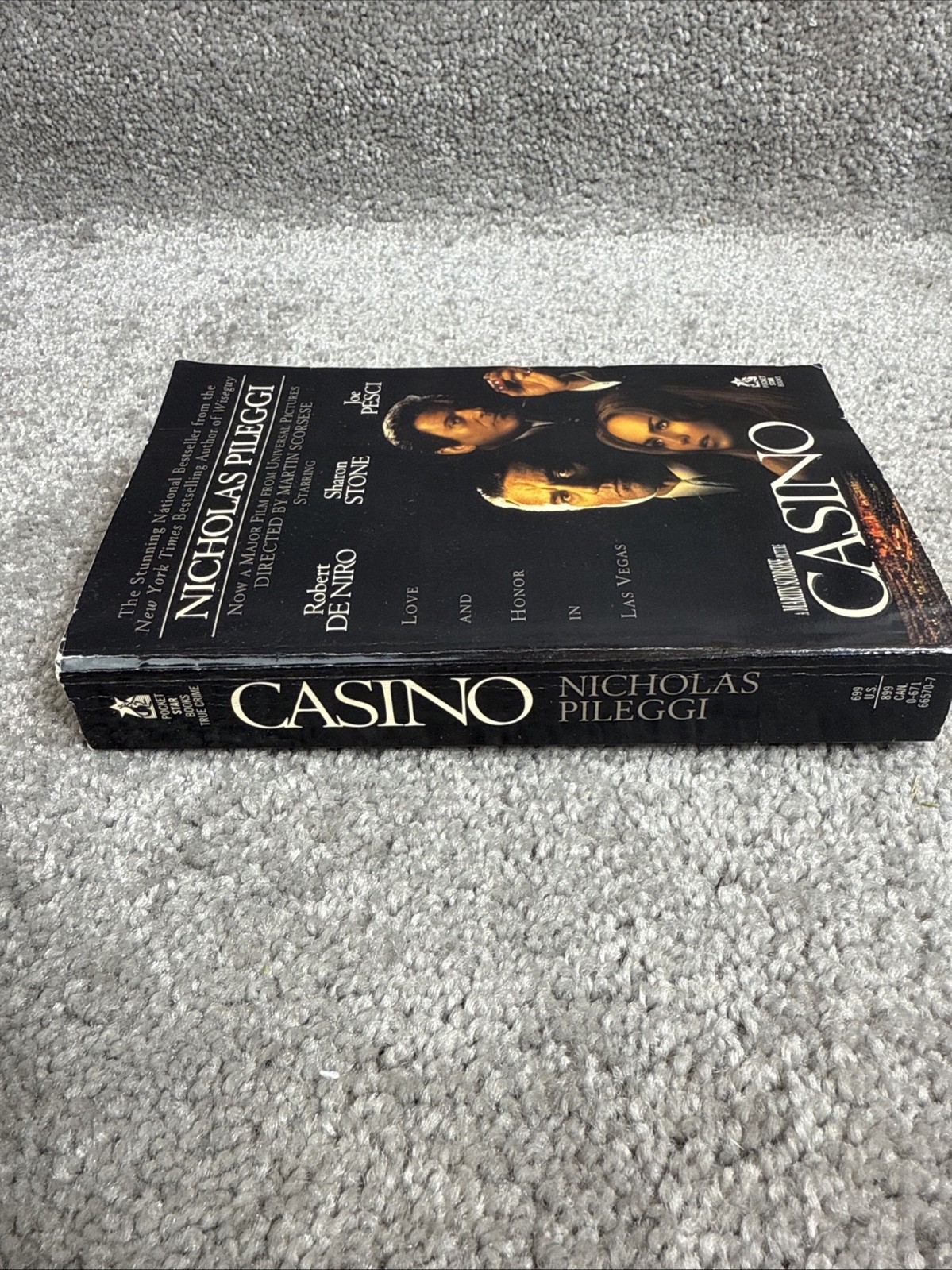 CASINO by Nicholas Pileggi 1996 1st Print Pocket MOVIE TIE-IN Paperback