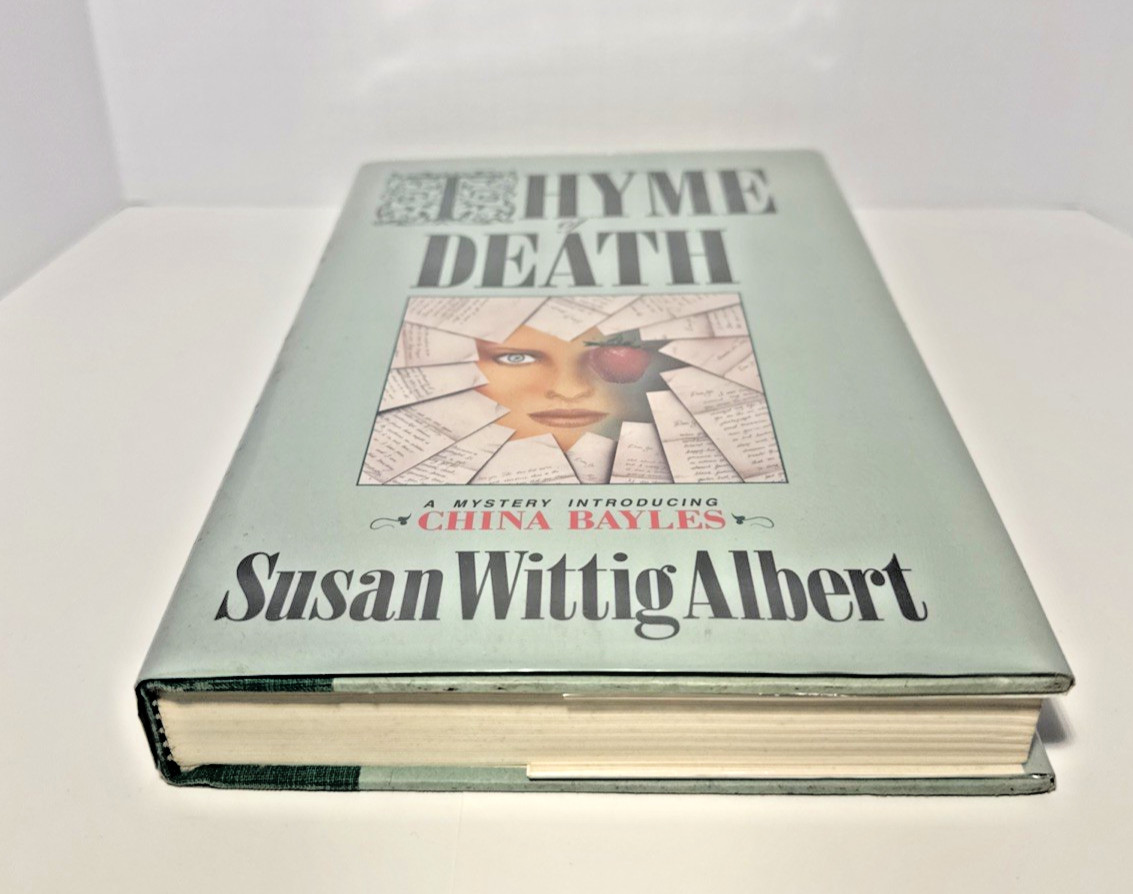 SIGNED 1st Edition HCDJ | Thyme of Death by Susan Wittig Albert