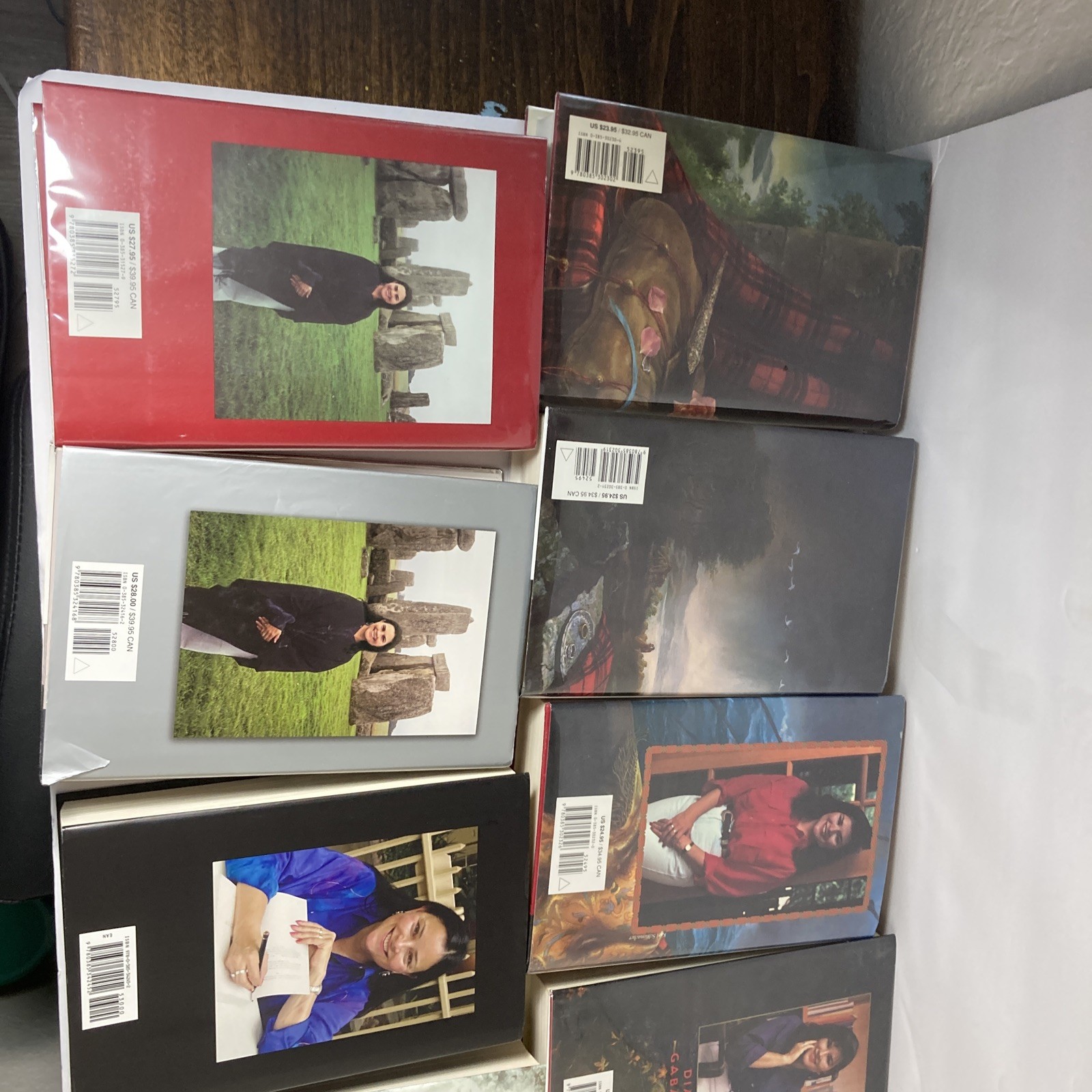 A Diana Gabaldon Hardcover Outlander Series Seven Book Set Books 1-7 SIGNED READ
