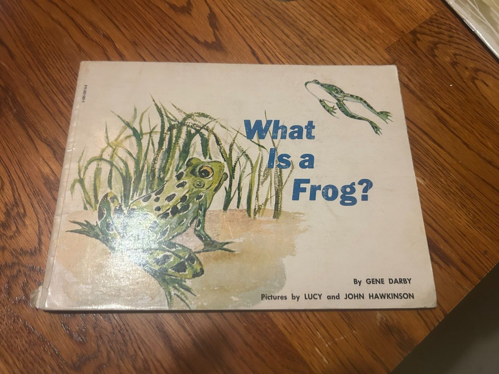 Vintage 1957 What is a Frog? by Gene Darby, Scholastic First Printing Paperback