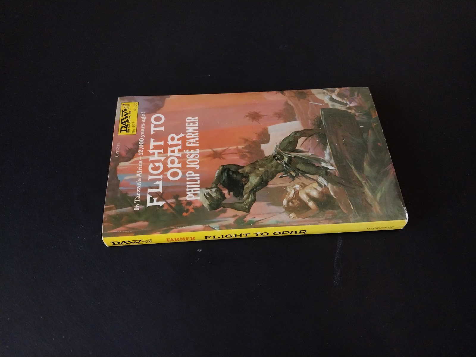 Philip Jose Farmer – Flight to Opar – Daw Books First Printing 1976