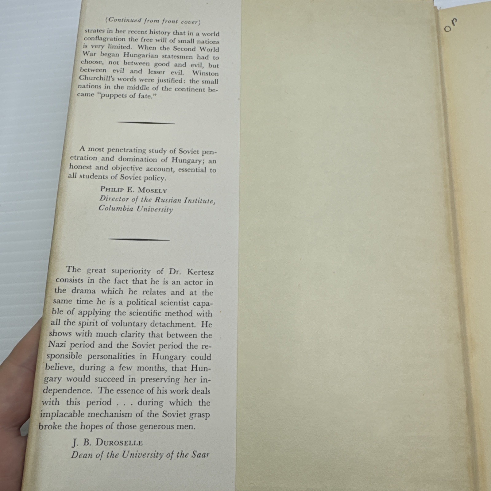 Diplomacy in a Whirlpool Hungary between Nazi Germany Soviet Russia Kertesz 1953