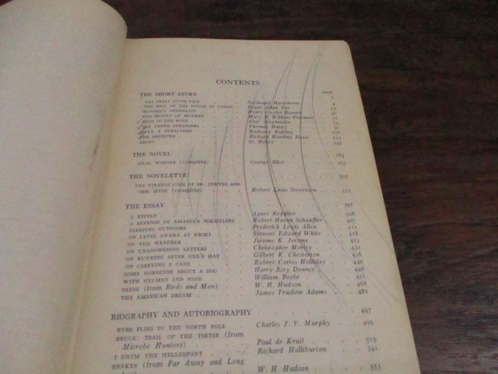 1937 Adventures in Appreciation Hardcover Harcourt, Brace and company