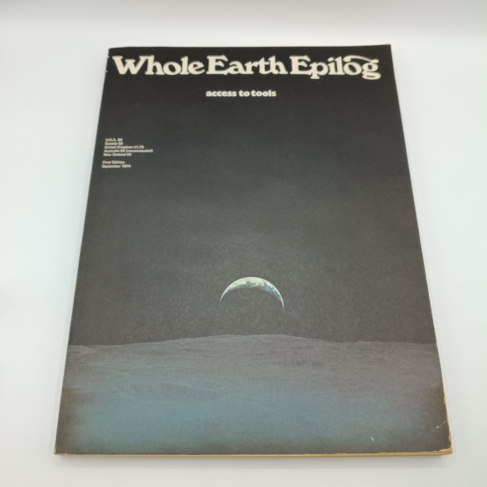 Whole Earth Epilog 1974 First Edition Steve Jobs Counter Culture For Ages 15+