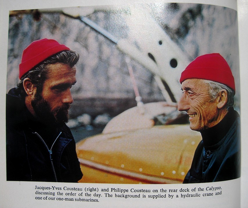 1970 SHARKS Personally Signed by JACQUES COUSTEAU & PHILIPPE COUSTEAU Ocean JAWS