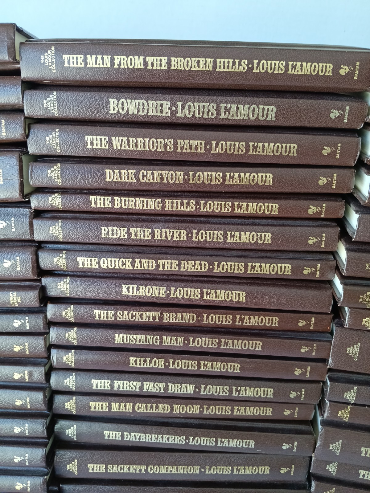 Louis L’Amour Collection – Set of 63 Volumes – Leatherette Hardcover Books