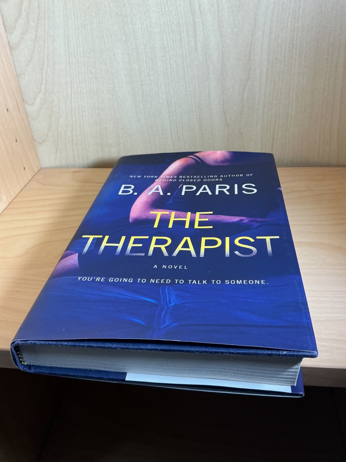 B.A. PARIS BOOKS Three Hardcovers The Therapist, Dilemma, The Prisoner. Like New