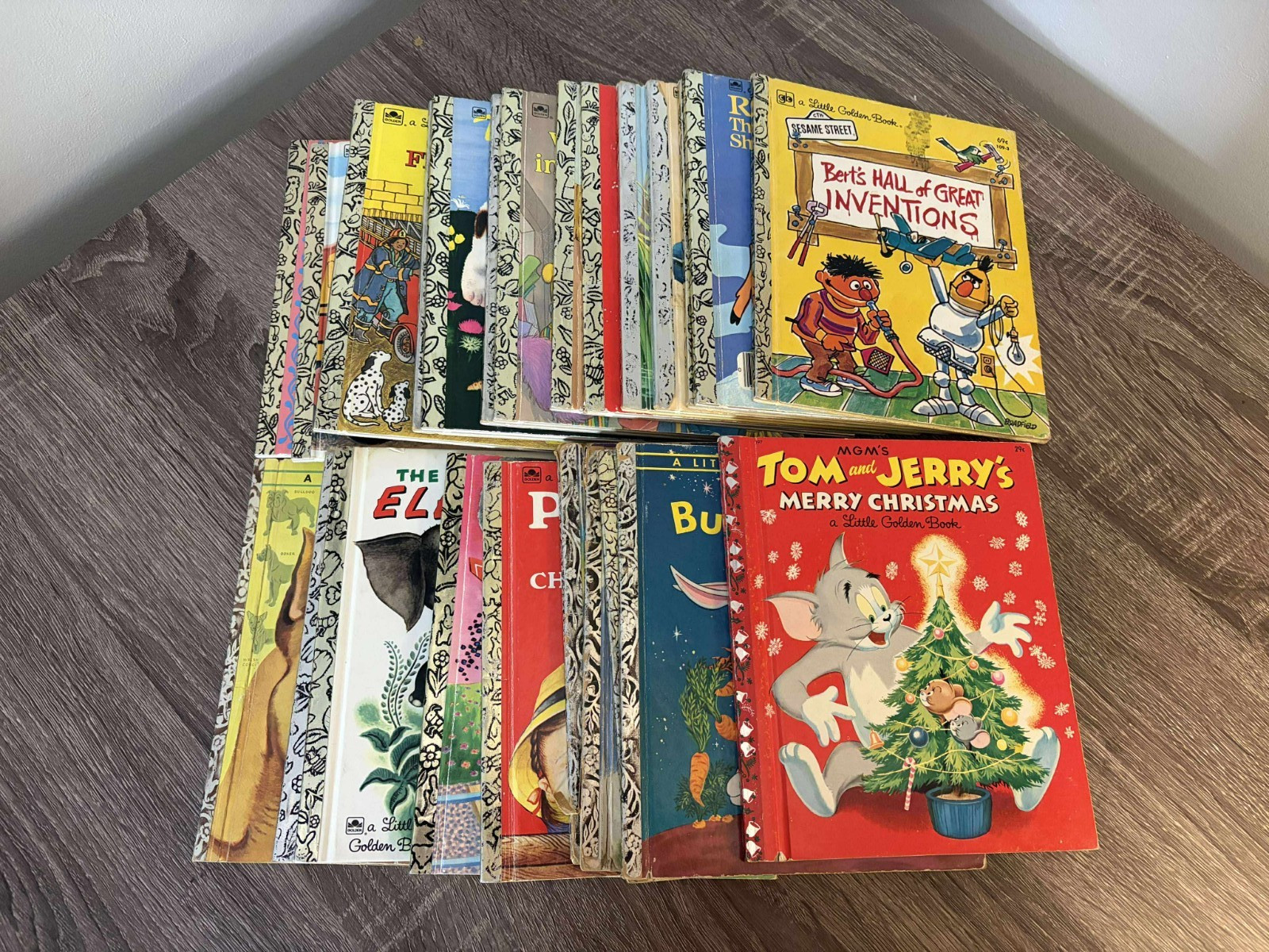 (25) VINTAGE LITTLE GOLDEN BOOKS DISNEY LOT 50’s 60’s 70’s 80’s SESAME STREET