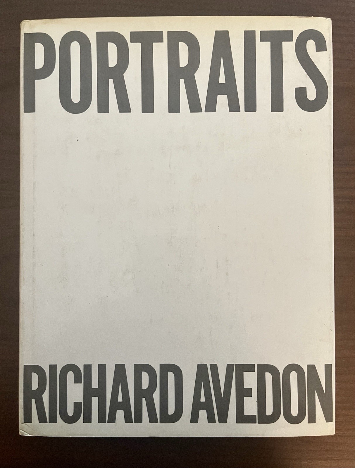 RICHARD AVEDON “PORTRAITS” MONOGRAPH First Edition, HARDCOVER 1976