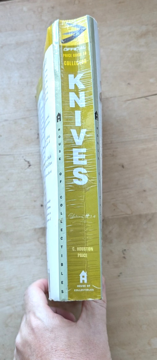 DAMAGED The Official Price Guide to Collector KNIVES 14th Edition BOOK Houston