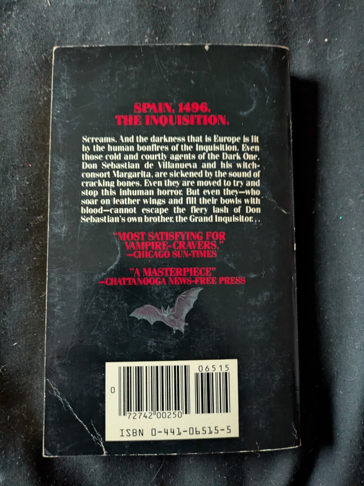 The Black Castle by Les Daniels (PB 1983) 0441065155 vampires