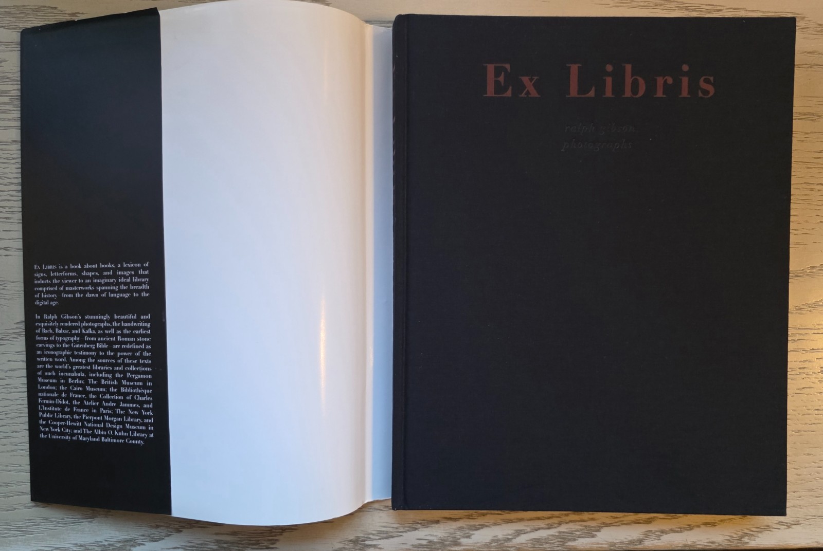 Ralph Gibson Ex Libris Photo Book First Edition 2001 PowerHouse SIGNED