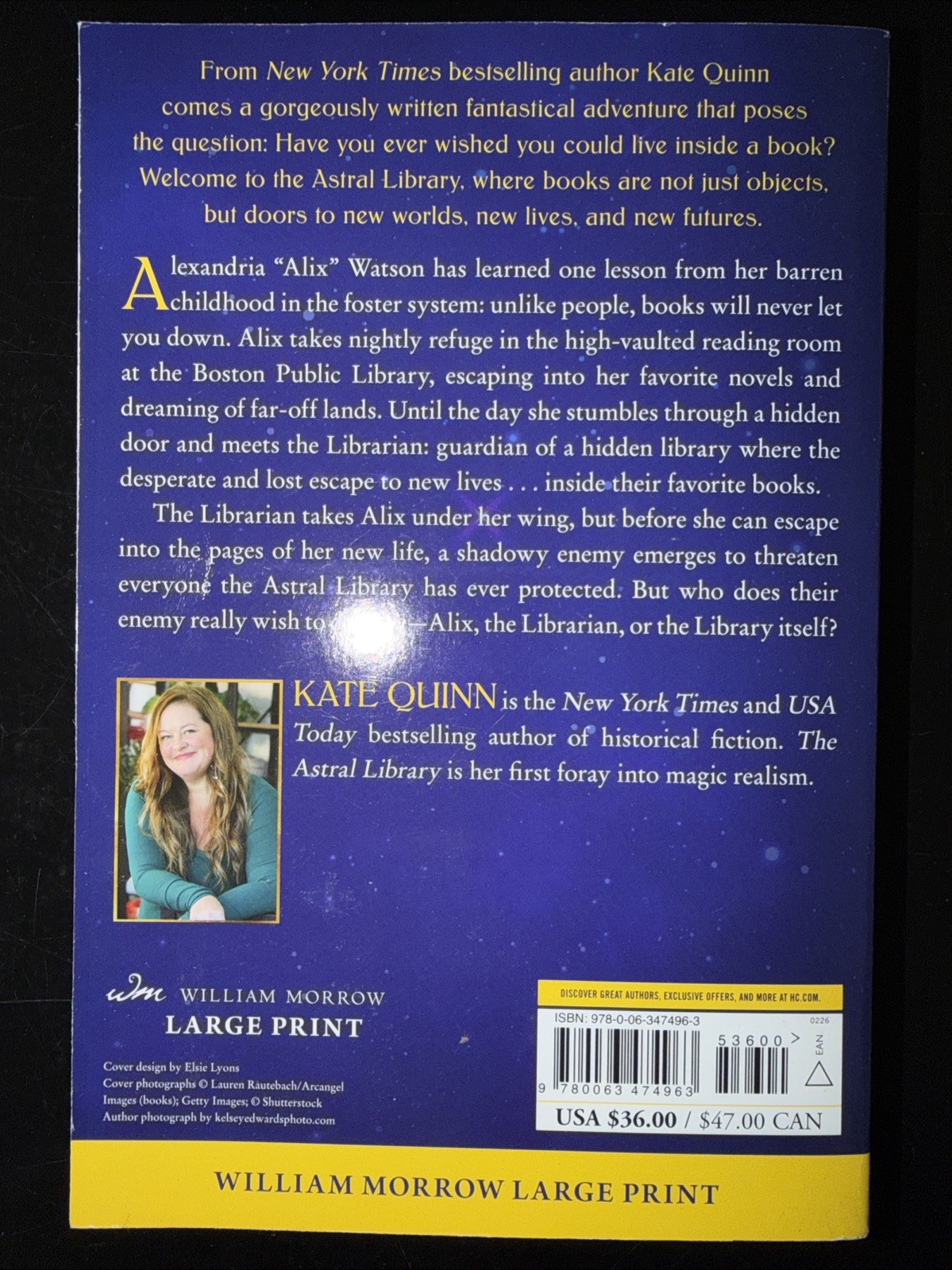 The Astral Library Kate Quinn ADVANCE READERS COPY PB