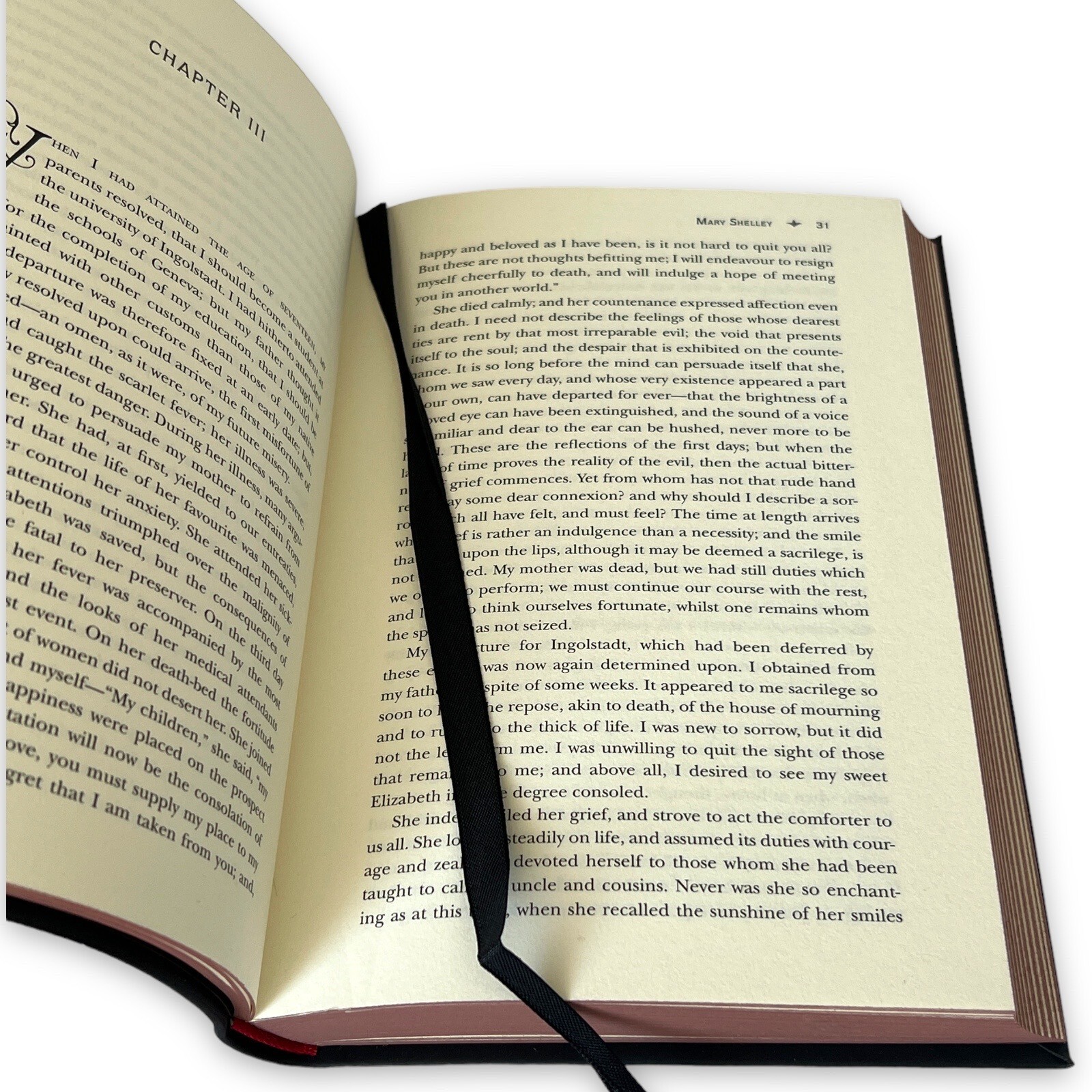 FRANKENSTEIN by Mary Shelley Deluxe Flexi Bound Faux Leather Gift Special Book