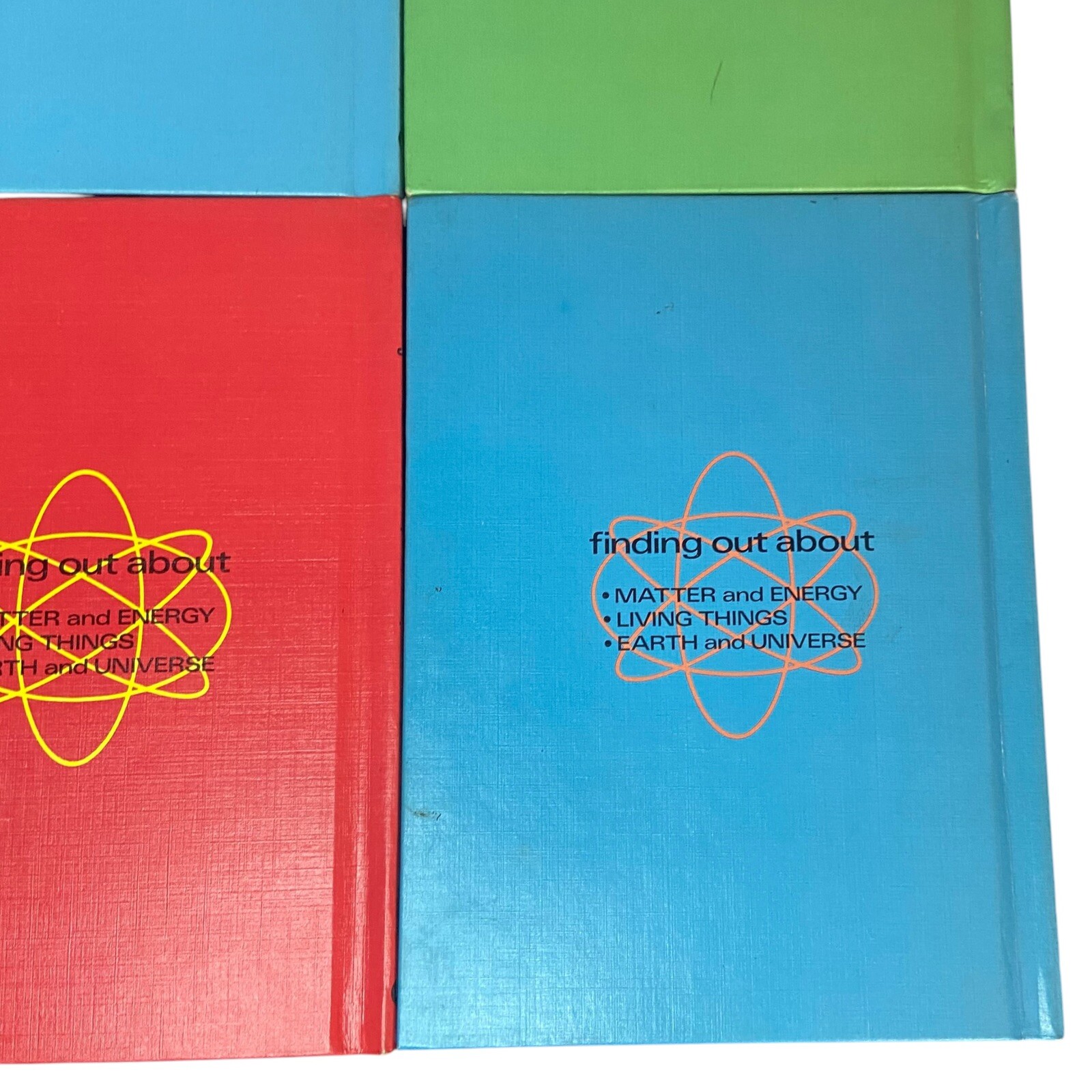 (SET OF 4) VTG 1974 “Finding Out About” By Francis Alder Educational Hardcover