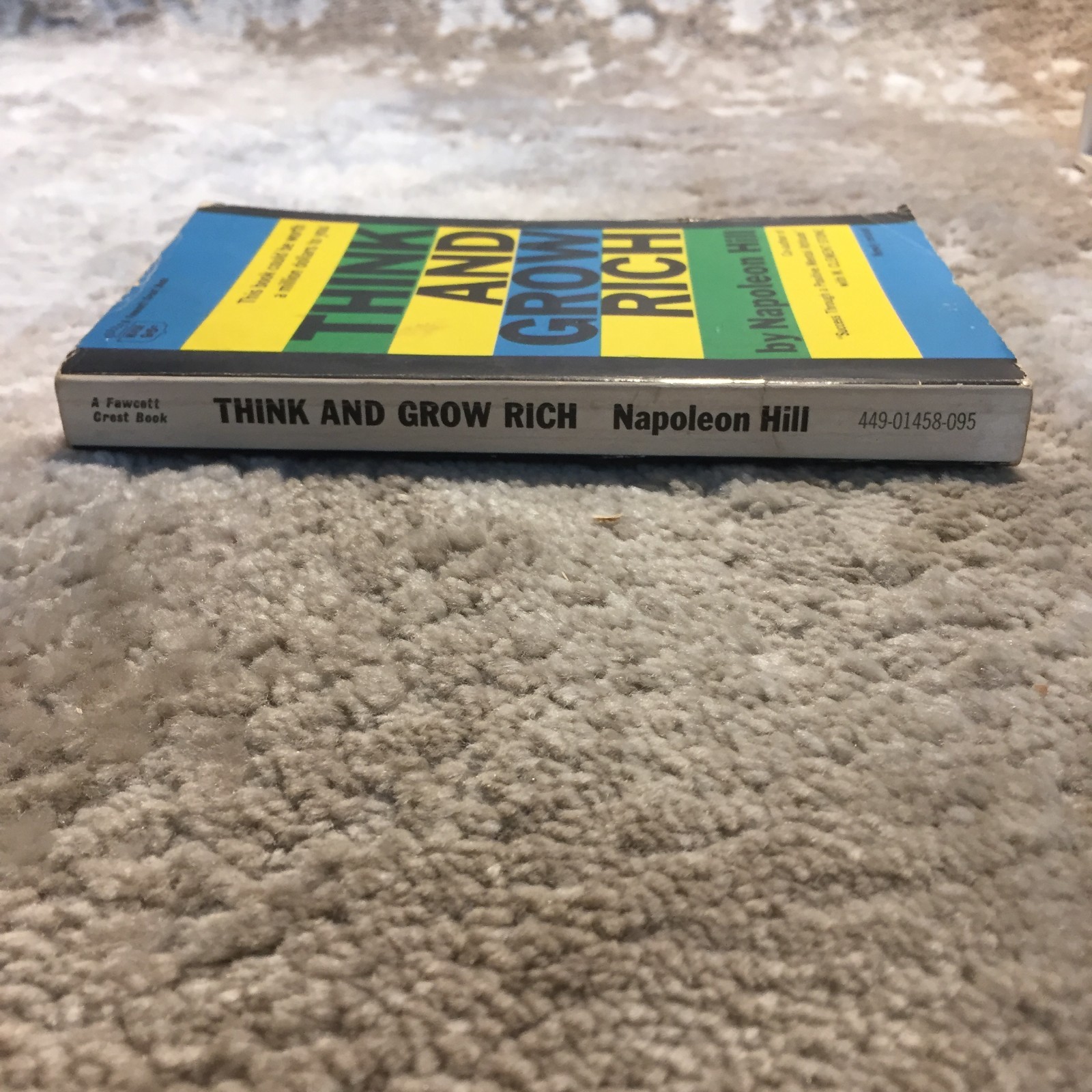 Think And Grow Rich Napoleon Hill 1963 Fawcett Crest Business Motivation Book