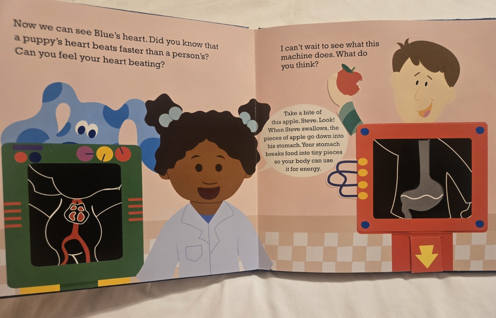 Vintage Blue’s Clues Book Bundle – New “Amazing Body” & VGUC “Skidoo to Planets”